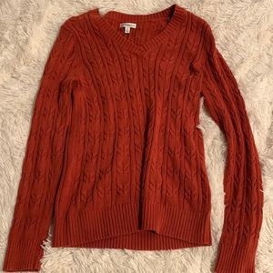 Croft&Barrow Burnt orange sweater. Size S